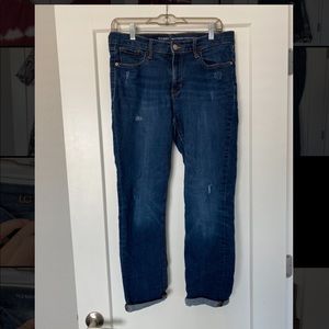 Boyfriend ankle crop jeans